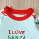 thumbnail image 4 of Conjunto de ropa de Papá Noel para bebé, disfraz de Navidad, pijamas para el hogar, ropa para niños pequeños, traje para niños, Invierno, 4 of 4