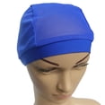 thumbnail image 2 of Gorro de turbante elástico de malla Gorro de Hijab para proteger Gorro de quimioterapia para pérdida de cabello Gorro Azul, 2 of 9