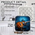 thumbnail image 2 of Bahomeck Pot Holder 4Pcs,Guitar Made Out Liquid Square Heat Resistant Hot Pads For Kitchen Cooking Oven With Hanging Loop Potholder Easy To Store, 2 of 5