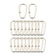 thumbnail image 1 of 20 hebillas de aro para llavero, hebillas de tornillo, suministros para colgar colgantes, resistentes, versátiles, para bricolaje, mosquetón de enlace, 1 of 8