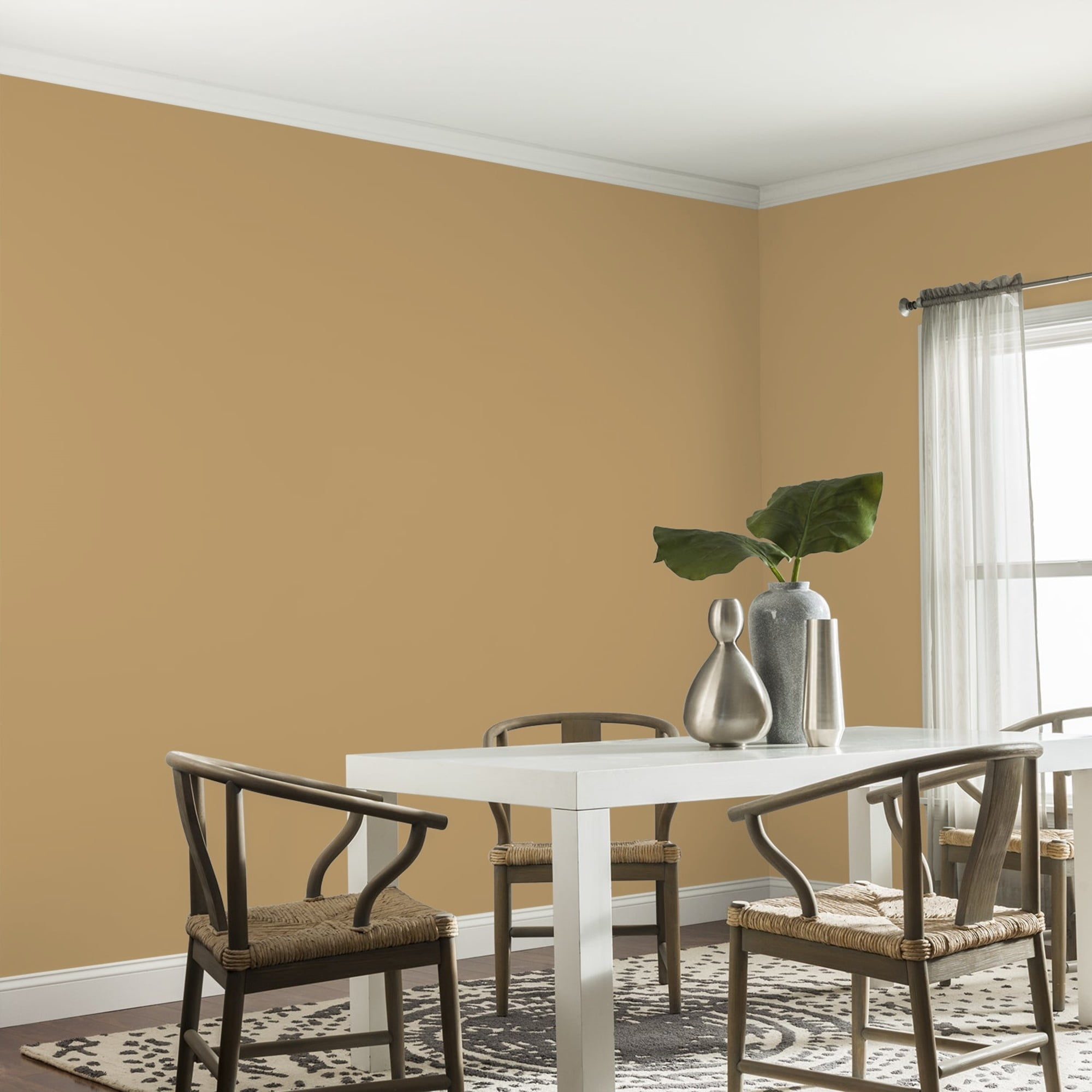 Glidden One Coat Golden Granola / Beige Eggshell Interior Paint with Primer, 1 Gallon
