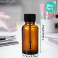 thumbnail image 2 of Botellas de vidrio ámbar Doromy de 30 ml, paquete de 6, 2 of 5
