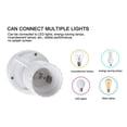 thumbnail image 3 of 2PCS E27 Motion Sensor Light Switch 100-240V Motion Detector Base Lamp Holder with Light Control Smart Switch Bulb Socket, 3 of 9