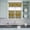 Black, variant on 3 Piece Kitchen Curtains and Valances Set Sunflower Plaid Cafe Curtains 36 Inch Length Retro Yellow Green Floral Leaf Grey Valance & Tier Curtain for Living Room Bedroom Window 54"x18" 27"x36"*2