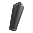 thumbnail image 4 of Guante de tiro con arco de cuero Brazales de cuero Brazo Cuff Cosplay Props. Negro jinwen Cuero de PU, 4 of 8