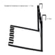 thumbnail image 1 of Percha para puerta de gabinete, percha de hierro para puerta de gabinete, percha de almacenamiento para cocina, percha para puerta de gabinete, la mejor en su clase, 1 of 12