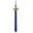 Black, Blue, variant on Graduation Tassel - 2020 - Gold Charm - 2 Color, Red / White