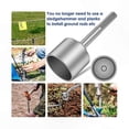 thumbnail image 2 of Heavy Duty 65mm Steel Drill Bit for Rotary Hammer Ground Rod Driving, 2 of 5