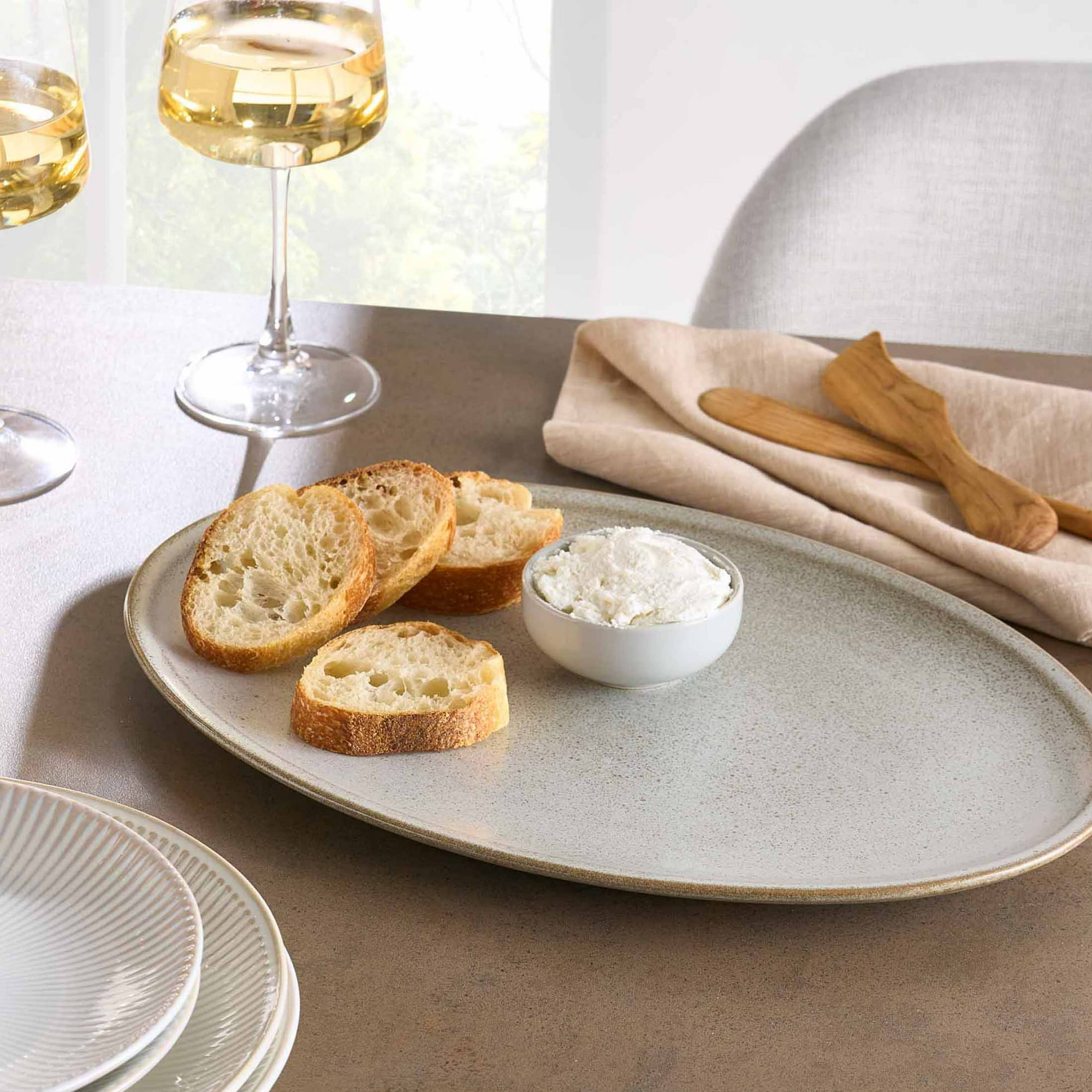 Stoneware Serve Tray