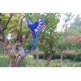 thumbnail image 2 of veasfak Artificial Bird Feathered Realistic Garden Home Decor Ornament 28*5cm Blue Tail, 2 of 7