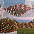 Red and White LED Net Lights, 9ftx6ft, 200 Count for Indoor and Outdoor ...