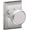 Bright Chrome, variant on Schlage F170-Bwe-Add Bowery Non-Turning One-Sided Dummy Door Knob - Nickel