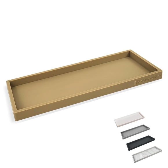 Tray Spacewiser de silicona para encimera y tocador de 11,7 cm