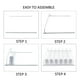 thumbnail image 3 of Organizador de bebidas con resorte para nevera varilla de empuje ajustable ANGGREK  Otros, 3 of 8