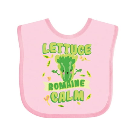 

Inktastic Lettuce Romaine Calm Gift Baby Boy or Baby Girl Bib