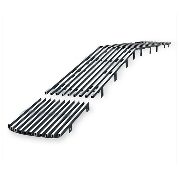 APS Compatible with Chevy Camaro 1967-1968 RS Main Upper Stainless Steel SS Chrome Horizontal Billet Front Grill Grille Insert C85252A