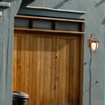 thumbnail image 2 of Kiven Waterproof Outdoor Wall Light Fixtures, Plug-in Wall Mount Lantern Light with Glass Lampshade & E26 Socket, Dusk-to-Dawn,Industrial Porch Light for Patio Entryway House Garage,Copper, 2 of 7
