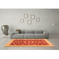 thumbnail image 3 of Ahgly Company Indoor Rectangle Oriental Orange Traditional Area Rugs, 2' x 5', 3 of 4