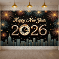 thumbnail image 5 of Decorative Design New Year Banner Festive Theme Celebration Banner for Holiday Event Indoor Decoration Party Backdrop, 5 of 5