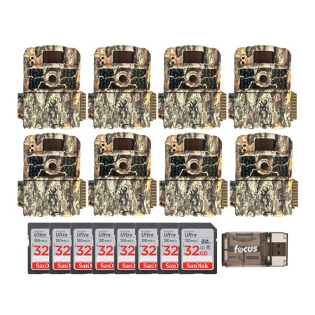 Browning Trail Cameras 18MP Strike Force HD Max Trail Camera (8-Pack) Bundle