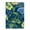 Gold, variant on Green Blue Florals Hawaii Acrylic Clipboard Drawing Board with Hook Writing Pad File Storage A4 Size Gold 12.5" x 9"