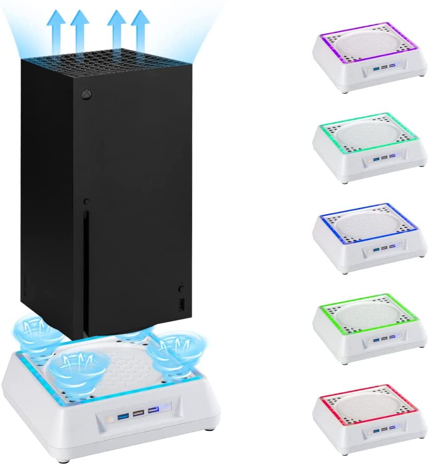 RGEEK Cooling Fan for Xbox Series X, Xbox Series X Cooling Stand with 3