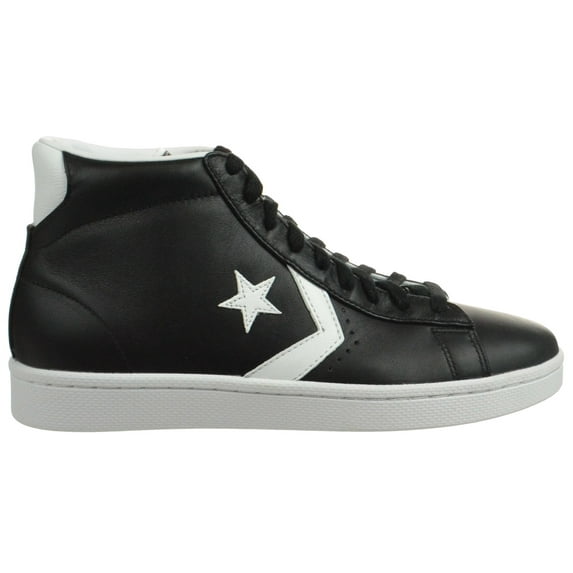 Converse Pro Leather Mid Men's Shoes Black/White 136522c
