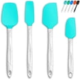 thumbnail image 2 of GEREMF-M KITCHEN Silicone Spatula Set - Heat Resistant & BPA Free - 4 Piece Nonstick Rubber Spatulas, Spoonula, Jar Scraper for Cooking, Baking, Mixing, Frosting - Dishwasher Safe Kitchen Utensils, 2 of 4