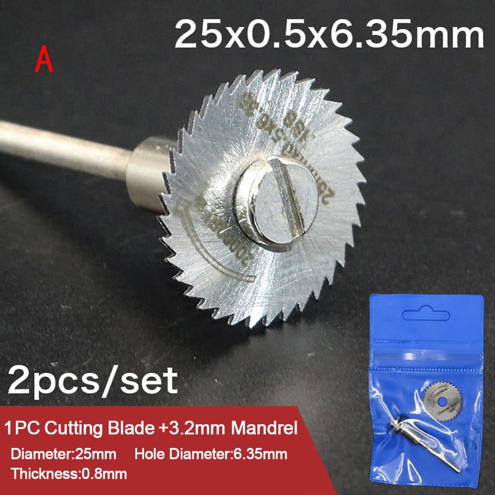 Mandrel Drill For Rotary Home Tool HSS Circular Wood Cutting Saw Blade Discs 