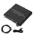 thumbnail image 1 of Convertidor de sonido digital a analógico Convertidor DAC estéreo óptico a RCA de 192 KHz con control de graves de volumen de salida de 3,5 mm, 1 of 8