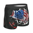 thumbnail image 3 of Naloa Largemouth Bass Fish in USA Print Mens Underwear - Boxers for Men, Classic Briefs for Men, 3 of 9