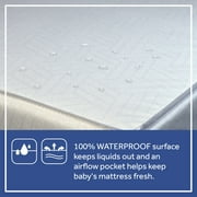 Sealy Baby Serene Duo-Sleek Crib Mattress 2-Stage Antibacterial Waterproof Infant and Toddler Mattress