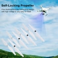 thumbnail image 2 of HLONK 8pcs Set Self Locking Propellers Blades CW CCW Propeller Blades Quick Release Quadcopter Accessory Compatible with DJI Phantom 2/3, 2 of 9