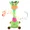 Green Giraffe, variant on Dancing Talking Giraffe Plush Toy, Adjustable Volume, 10 Kids Songs, Mimicking Recording Repeating What You Say, Glowing Light Up Musical Stuffed Animal, Interactive Tummy Time And Soft Interactive