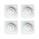 thumbnail image 1 of 4 piezas de polea adhesiva de 360 ​​grados, caja de almacenamiento Universal autoadhesiva, cubos, ruedas giratorias, para el hogar en Almacenamiento y organización del hogar Cuenta de plástico blanco Moyic HA063451-03B, 1 of 6