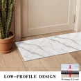 thumbnail image 3 of White Marble Gold Line Pattern Door Rugs,Washable Non Slip Door Mats Indoor,Decorative Door Mats,Entry Mat Indoor for Entrance,Bedroom,Kitchen,Bathroom,16"x47", 3 of 6