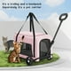 thumbnail image 3 of Portador perros Redas, Pastor Carrito Mascotas Plegable Desmontable Portátil Con Dosel para Gatos Medianos Pequeños, Camioneta Jogger Gatito Cachorros al Aire, 3 of 7