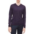 thumbnail image 1 of Calvin Klein Suéter Extra Fino Merino para Hombre, Púrpura, XX-Large Calvin Klein Pull-over, 1 of 1