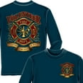 thumbnail image 7 of Volunteer Fire Tradition Sacrifice Dedication Firefighter 100% Cotton Navy Long Sleeves T-Shirt XXX-Large, 7 of 7