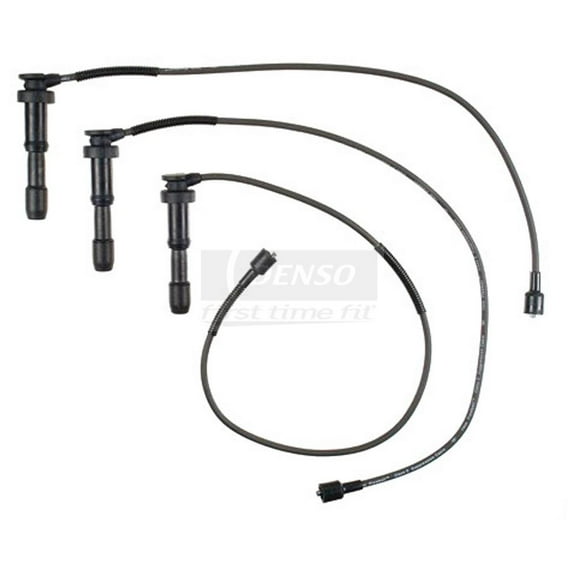 Denso First Time Fit Ignition Wire Set, 7mm Fits select: 2003-2006 HYUNDAI SANTA FE, 2004-2006 KIA AMANTI