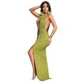thumbnail image 3 of Women's Sleeveless Long Jumpsuit Green XL, 3 of 9