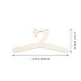 thumbnail image 2 of KALLORY 2Pcs Wooden Brown Hangers for Home Coat Organizing and Delicate Photo Props, 2 of 6