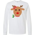 thumbnail image 3 of Inktastic Girl Reindeer Long Sleeve T-Shirt, 3 of 5