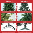 thumbnail image 4 of HestiNysus 6ft PE/PVC hybrid Christmas tree (steel wire + iron wire)with 300 UL tungsten lights, 4 of 7