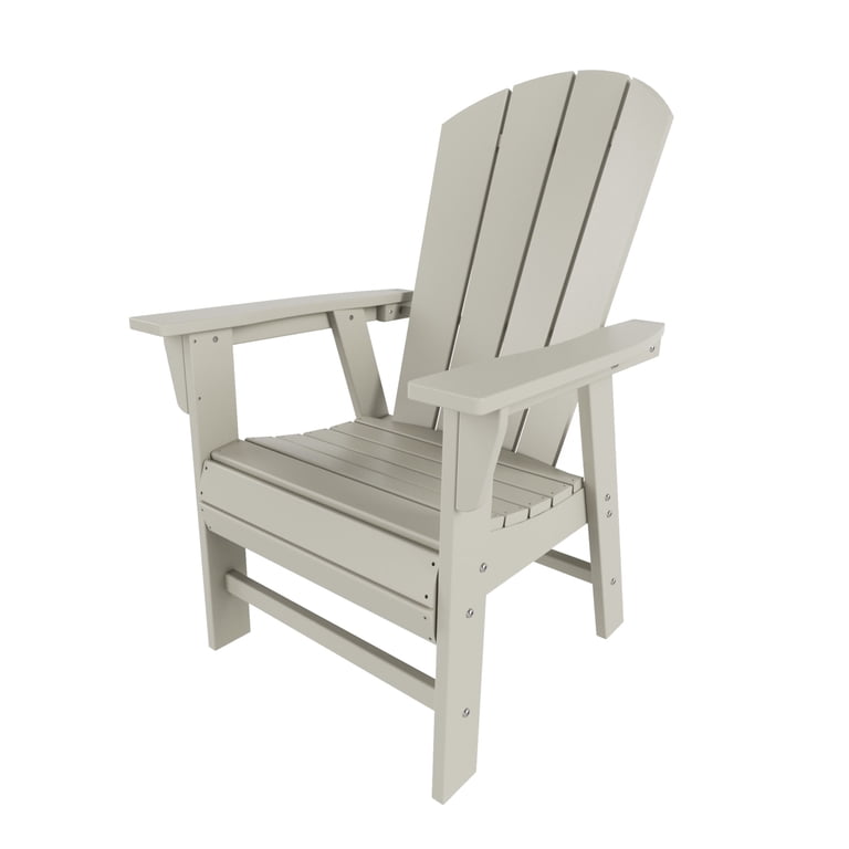 WestinTrends Malibu Adirondack Dining Chair, Sand photo 2