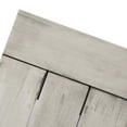 thumbnail image 5 of Bettinger Acacia Wood Outdoor Dining Benches, Set of 2, Light Gray Wash and Black, 5 of 7