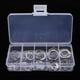 thumbnail image 3 of 100 Piezas de Anillos de Retención Externos con Clip en C 10 Tamaños Tipo C Resorte Elástico Broche de Seguridad Externo Anillo de Acero Inoxidable 304 Surtido de Anillos ANGGREK  Otros, 3 of 8