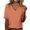 Orange, variant on Oalirro Polyester Long Sleeve Shirts for Women Solid V Neck Going Out Tops for Women