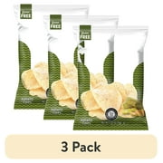 (3 pack) Utz Ripples Fried Dill Pickle Potato Chips, Gluten-Free, 2.75 oz Bag