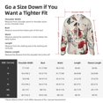 thumbnail image 5 of Gaeub Floral Leopard Butterflies Men's and Women's UPF 50+ Long-Sleeved Sun Protection Clothing, Fishing Shirt Long Sleeve Zip-Small, 5 of 7